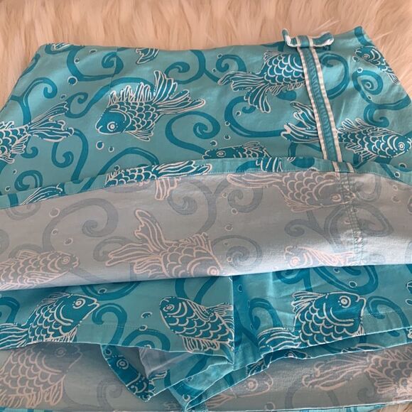 LILLY PULITZER VINTAGE KOI FISH SKORT - Picture 5 of 10